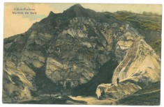 758 - SLANIC PRAHOVA, Salt Mountain, Romania - old postcard - used - 1907