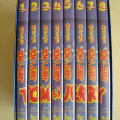 COLECTIA TOM SI JERRY - 8 DVD-uri - adevarul pentru copii (colectie completa)