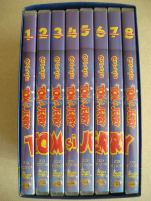 COLECTIA TOM SI JERRY - 8 DVD-uri - adevarul pentru copii (colectie completa) foto