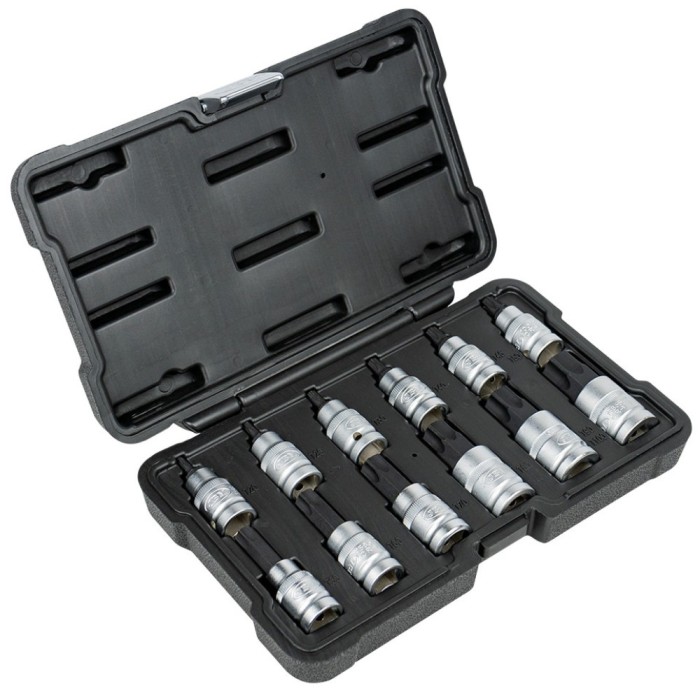 Trusa cu 12 imbusuri Torx, 1/2