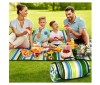 Patura Picnic Impermeabila 200x150cm, Plaja/Camping, Spatiu 6-8 Adulti, Bumbac+PVC, Lavabila, Portabila - SECOND