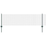 VidaXL &Icirc;ngrădire cu st&acirc;lpi Verde 0.6 x 50 m Oțel