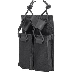 Port Incarcator Dublu Pistol Velcro Negru Mil-Tec