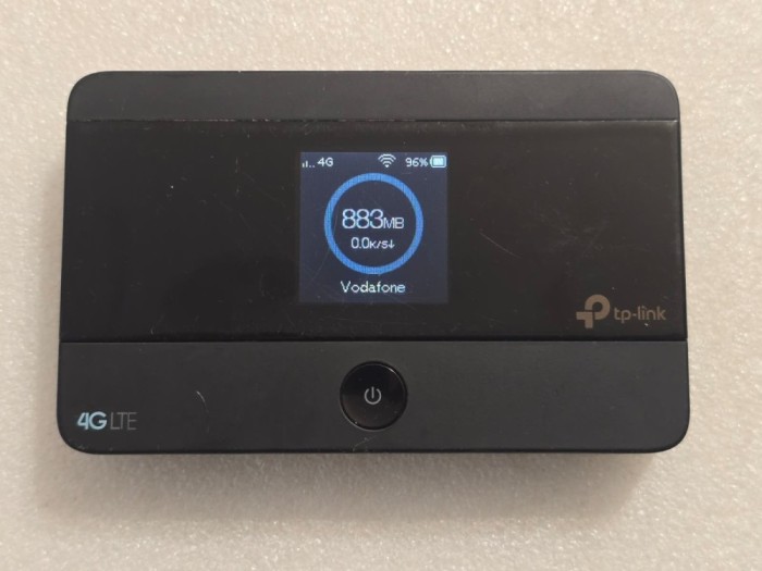 Router wireless portabil TP-Link M7350, GSM 4G/LTE, 150 Mbps deblocat
