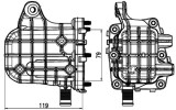 MAHLE CE 4 000P Radiator, recirculare gaze de esapament