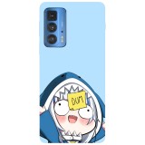 Husa compatibila cu Motorola G51 model Dummy Shark, Silicon, TPU, Viceversa