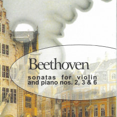 Casetă audio Beethoven ‎– Sonatas For Violin And Piano Nos. 2, 3 & 6.