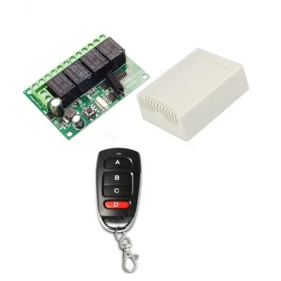 Modul telecomanda + receptor 4 canale automatizari lift auto 6 / 12 / 24 / 30 V foto