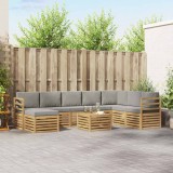 vidaXL Seturi de canapele Lemn Solid de Acacia 3392336