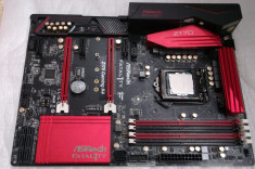 kit gaming Asrock Fatal1ty gaming K4+i5 6400+16gb ddr4+cooler led albastru foto