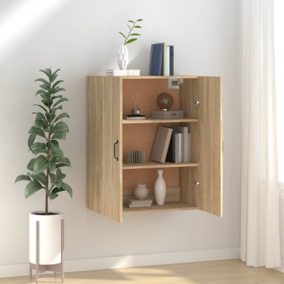 vidaXL Dulap suspendat, stejar sonoma, 69,5x34x90 cm, lemn prelucrat 812270 foto