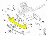 Armatura bara fata ALFA ROMEO GIULIA, 09.2016-, original,