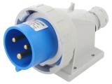Conector alimentare AC trifazate 32A, IP67, SEZ DK