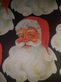 Plansa veche tip Afis,MOS CRACIUN,MOS GERILA,Santa Claus,Papai Noel,Father ChriT
