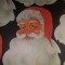 Plansa veche tip Afis,MOS CRACIUN,MOS GERILA,Santa Claus,Papai Noel,Father ChriT