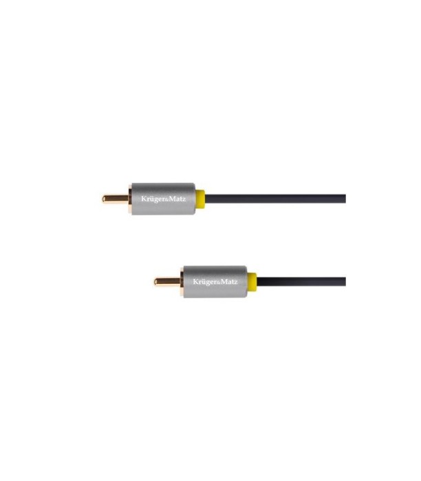 Cablu 1x RCA - 1x RCA 0.5m BASIC Kruger&amp;Matz KM1200