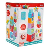 Jucarie de sortare, Dede, Square Tower, 10 piese