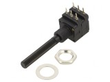 Potențiometru axial 200k&Omega; 200mW THT 6mm stereofonic plastic