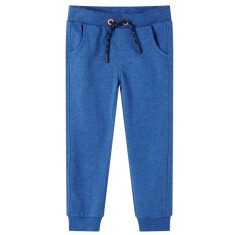 Pantaloni de trening pentru copii, albastru &icirc;nchis, 128