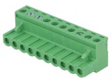 Regletă de conexiuni deconectabilă 10 piste 5mm dreptunghiulară