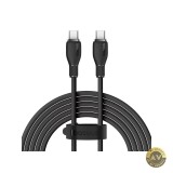 Cablu Date si Incarcare USB-C - USB-C Baseus Pudding 100W 1.2m Negru P10355702111-00