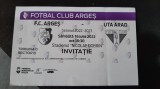 Invitatie FC Arges - UTA