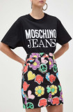 Cumpara ieftin Moschino Jeans fusta jeans culoarea negru, mini, drept