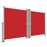 Cumpara ieftin Copertina laterala retractabila, rosu, 140x1200 cm