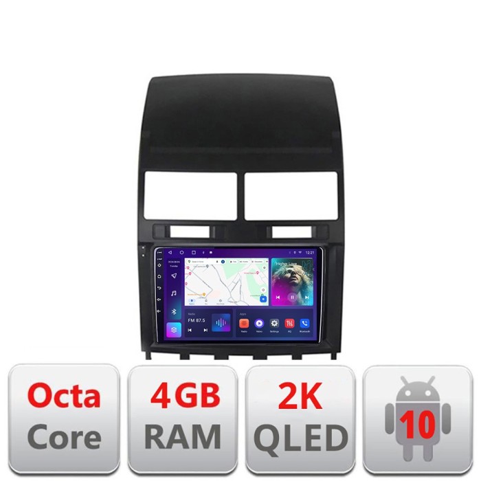 Navigatie VW Touareg 2004-2011 C-042 Android Octa Core Ecran 2K QLED GPS 4G 4+32GB 360 KIT-042+EDT-E409-2K CarStore Technology