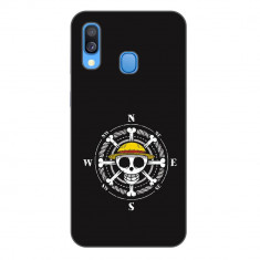 Husa compatibila cu Samsung Galaxy A40 Silicon Gel Tpu Model One Piece Logo