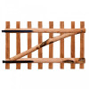Poartă de gard simplă, din lemn de alun, 100 x 60 cm