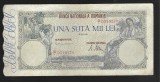 ROMANIA 100000 / 100.000 LEI 1946 - 28 MAI , filigran orizontal [1] P - 58a.3