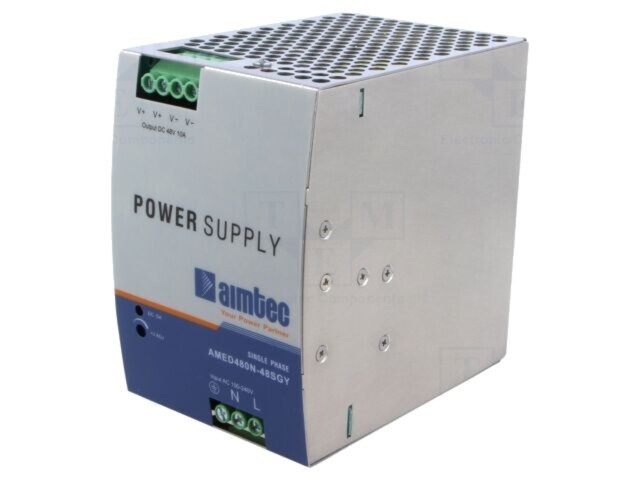 Alimentator pulsatoriu AIMTEC 480W 48VDC 10A 3kV pentru şină DIN