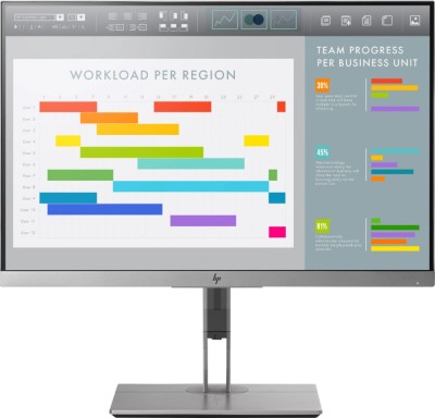 Monitor Refurbished HP EliteDisplay E243i, 24 Inch IPS, Full HD, HDMI, DisplayPort, VGA, USB 3.0 NewTechnology Media foto