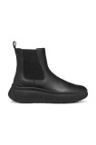 Geox ghete chelsea de piele D NEBULA 2.0 X culoarea negru, cu platforma, D56NHB 00085 C9999