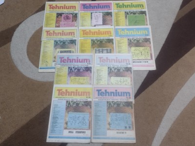 10 NUMERE REVISTA TEHNIUM &amp;#039;81 foto