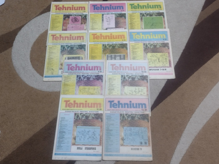 10 NUMERE REVISTA TEHNIUM &#039;81