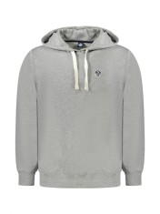 Hanorac barbati, cu mini logo, Regular fit, Gri (Marime: L) foto