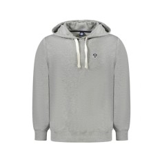 Hanorac barbati, cu mini logo, Regular fit, Gri, S