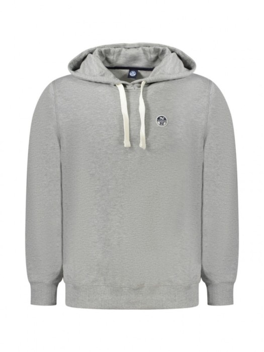 Hanorac barbati, cu mini logo, Regular fit, Gri, S