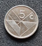 Aruba 5 centi cents 1992, America Centrala si de Sud