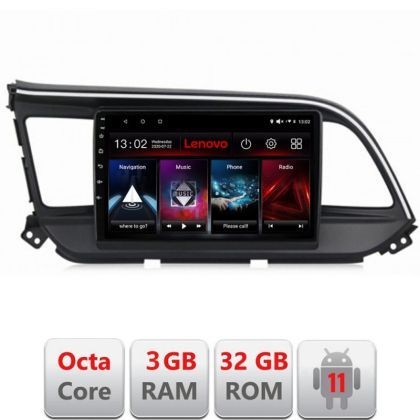 Navigatie HHyundai Elantra 2018- D-1581 Octa Core cu Android Radio Bluetooth Internet GPS WIFI DSP 3+32 GB 4G KI LENOVO LITE CarStore Technology