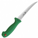 Cumpara ieftin Cutit pentru dezosat verde 26,5 cm, lama curbata 13,5 cm, 85 g, otel inoxidabil, maner ergonomic, pentru transare si fasonare carne
