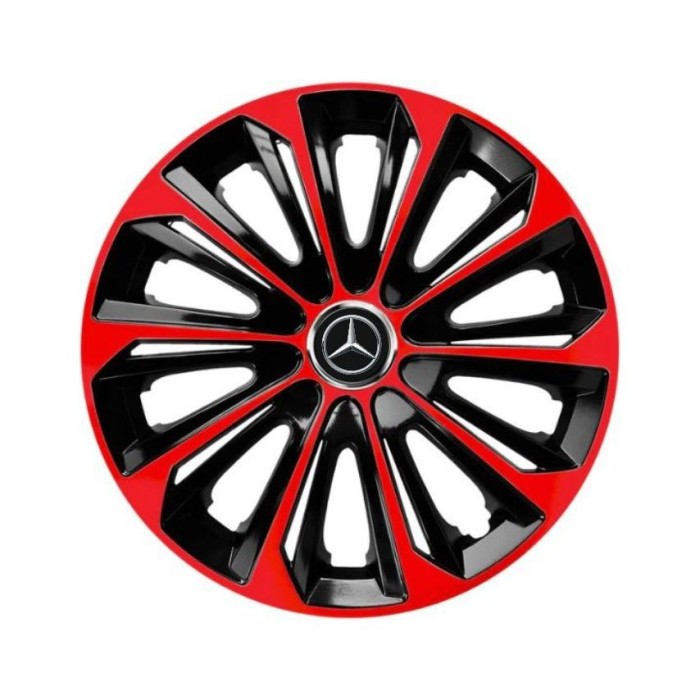 Set 4 capace roti Extra Strong Red R14 Compatibil Cu Mercedes