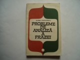 Probleme de analiza a frazei - Aurel Nicolescu, Alta editura