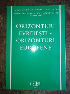 Orizonturi evreiesti. Orizonturi europene- Liviu Rotman foto