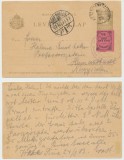 Posta locala Paltinis Hohe Rinne 1903 timbru rar 2 h nedantelat pe intreg postal, Stampilat