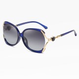 Ochelari de soare pentru femei cu protectie uv, 1722, blue / gray