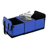 Organizator Portbagaj Auto Pliabil cu Compartiment Frigorific, Geanta Depozitare Scule, Alimente, Bauturi, 61x30x36 cm