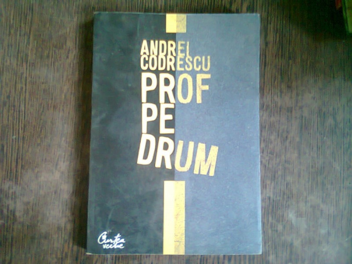 PROF PE DRUM , ANDREI CODRESCU